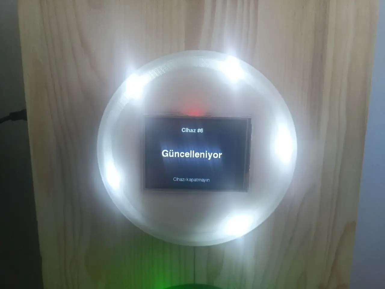 Over-the-air update in progress